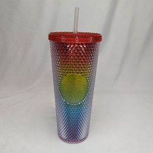 NWT 2021 China Starbucks Pride Rainbow Tumbler 24 oz Venti